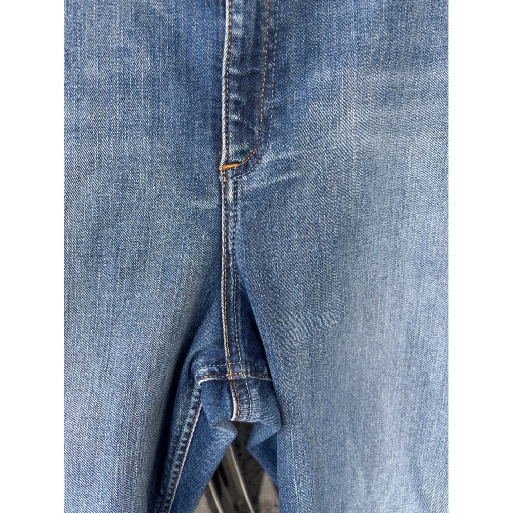 ASOS Denim Womens High Rise Skinny Jeans Blue Medium Wash Size UK 18/32 - Picture 3 of 13